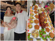 Yêu con - Con gái đại gia Minh Nhựa làm đầy tháng cho con gái, nhìn kỹ mới thấy hoành tráng không kém Hồ Ngọc Hà