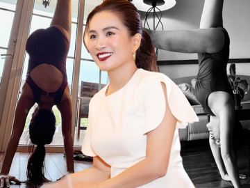 Anh Thơ khoe cơ thể dẻo dai ở tuổi U50