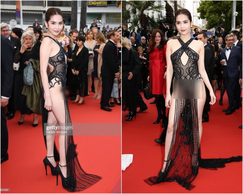 The outfits amp;#34;infamousamp;#34;  at the red carpet of Cannes Film Festival 2022: Compared to Ngoc Trinh that day amp;#34;one nine elevenamp;#34;!  - first