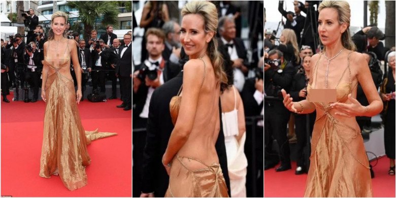 The outfits amp;#34;infamousamp;#34;  at the red carpet of Cannes Film Festival 2022: Compared to Ngoc Trinh that day amp;#34;one nine elevenamp;#34;!  - 4