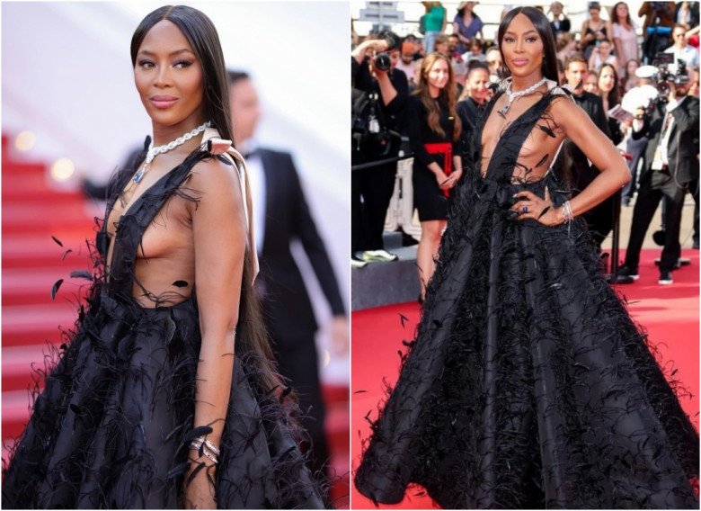The outfits amp;#34;infamousamp;#34;  at the red carpet of Cannes Film Festival 2022: Compared to Ngoc Trinh that day amp;#34;one nine elevenamp;#34;!  - 6