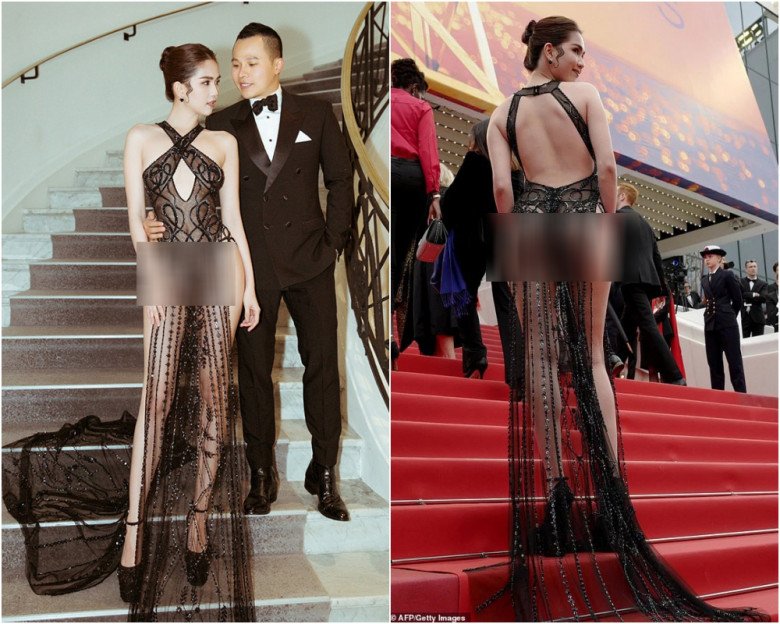 The outfits amp;#34;infamousamp;#34;  at the red carpet of Cannes Film Festival 2022: Compared to Ngoc Trinh that day amp;#34;one nine elevenamp;#34;!  - 3