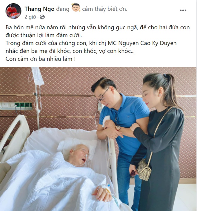 amp;#34;King of Koiamp;#34;  Ha Thanh Xuan visited his biological father who was in a coma for half a year, the reason why his mother cried at the wedding - 1