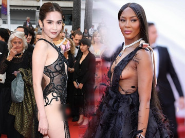 Những bộ cánh tai tiếng nhất tại thảm đỏ LHP Cannes 2022: So với Ngọc Trinh ngày ấy một chín một mười!