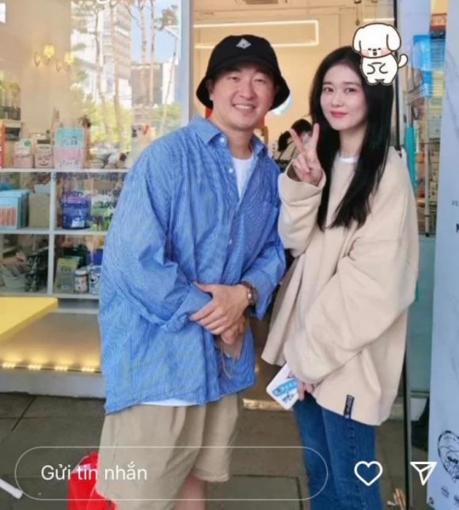 amp;#34;Goblin hack ageamp;#34;  Jang Nara posted a photo with a strange man, netizens were noisy and she escaped - 3