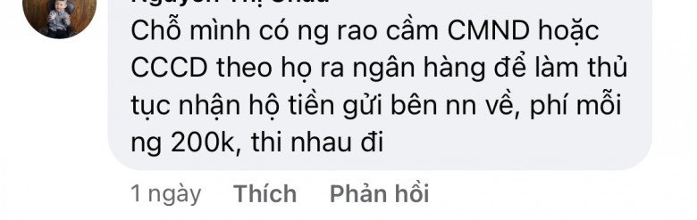 Thuê người làm thủ tục nhận tiền hộ gửi từ nước ngoài về.