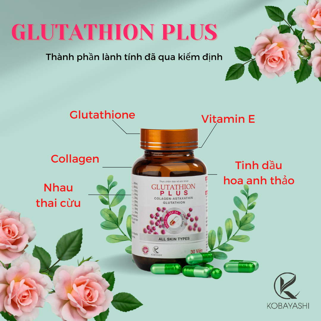 Viên Uống Glutathion Plus Nghệ Thuật Dưỡng Trắng Ngừa Lão Hóa Hiện đại 