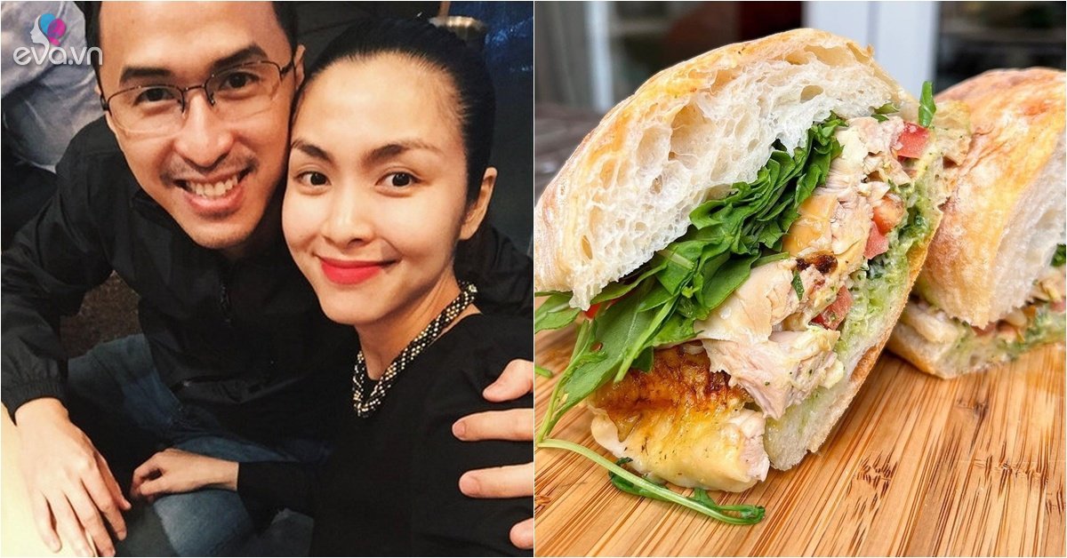 Billionaire daughter-in-law Tang Thanh Ha makes strange flip-flop sandwiches, the rich husband has a lovely move