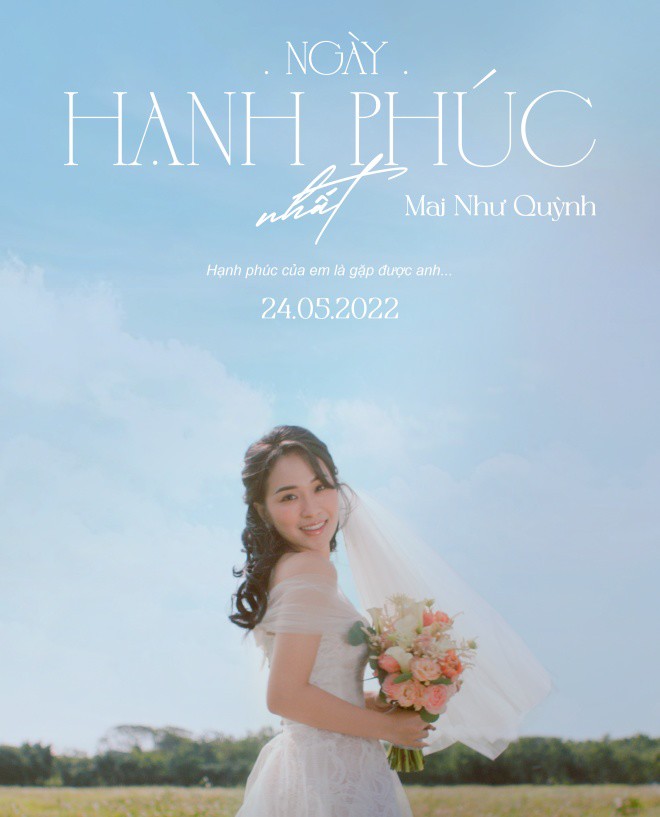 Tối 24/5, Mai Như Quỳnh đã tung ra MV mang tên Ngày hạnh phúc nhất, đánh dấu màn chào sân với vai trò ca sĩ. 