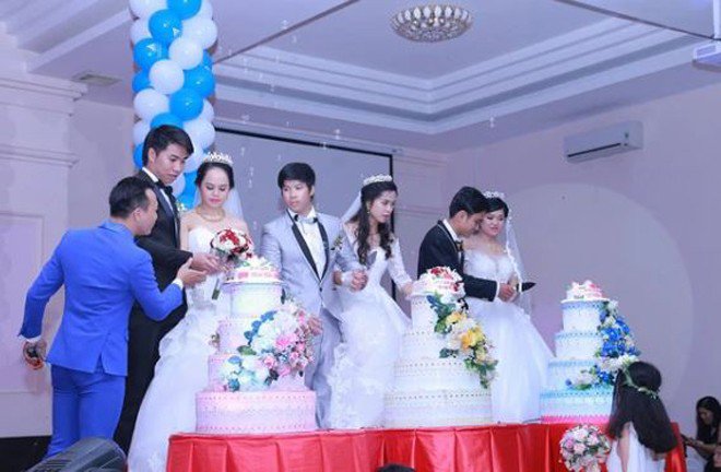 Đám cưới độc nhất vô nhị tại Bà Rịa - Vũng Tàu: 3 chị em ruột tổ chức đám cưới cùng ngày, người cha bật mí điều bất ngờ - 5