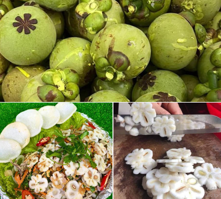 Măng cụt xanh làm gỏi có giá vô cùng đắt đỏ