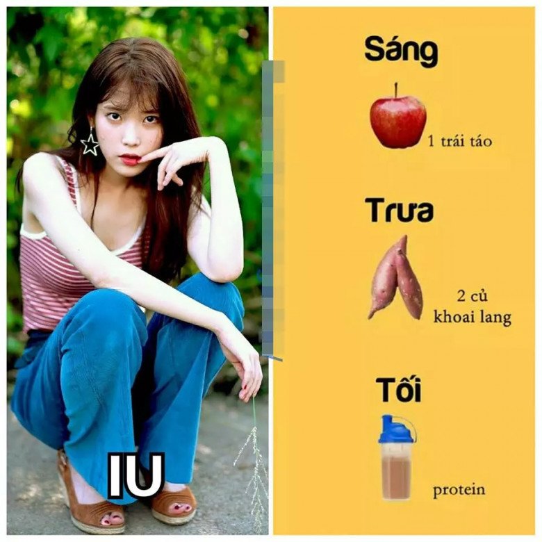 Eat an apple a day: Ngo Thanh Van is young forever, IU loses 4.5kg/week - 3