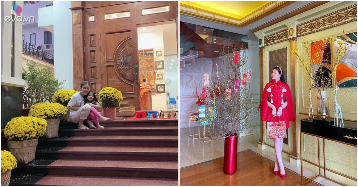 Tang Thanh Ha is simple in the villa, a beauty queen has a house like a palace