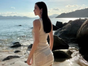 Làm đẹp - Giấu kín vòng 1 hậu trùng tu, "hotgirl trà sữa" Việt chỉ phô diễn chiếc eo đã làm cõi mạng chao đảo