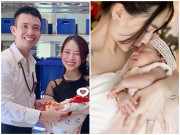 Làm mẹ - Khoe thiên thần nhí tròn 1 tháng da trắng mũi cao, con gái Minh Nhựa bị nói đem con câu like