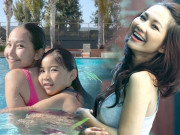 Làm đẹp - Cùng đi bơi, con gái Kim Hiền khoe da bánh mật, nhìn sang mẹ U40 mà đẹp hơn thời "Út Ráng" 
