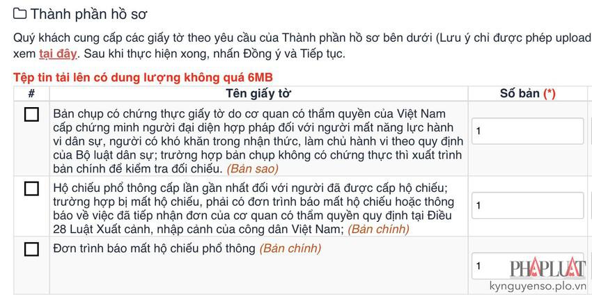 Gửi thêm các giấy tờ cần thiết nếu làm lại hộ chiếu do mất, đổi. Ảnh: MINH HOÀNG