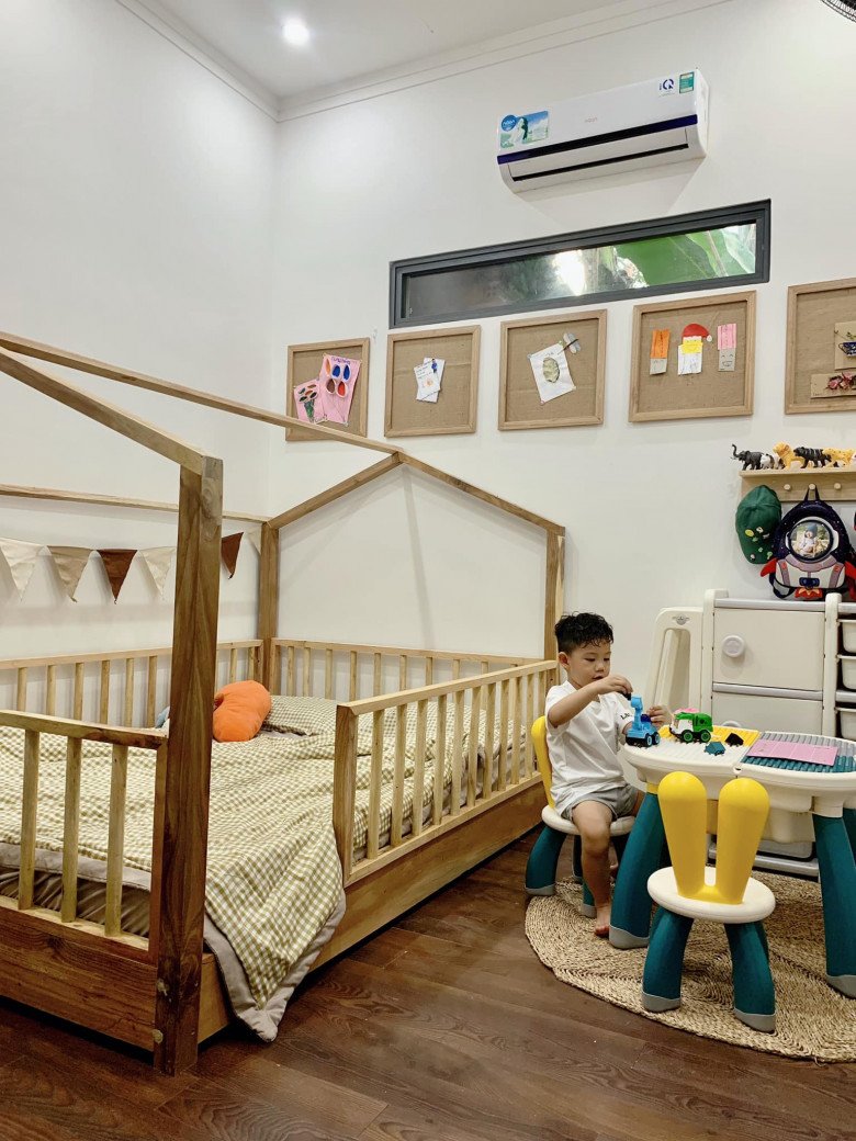 3-year-old son wants to buy a house, Dak Lak mother shows off her talent to make a room of 15 million for her own baby - 5