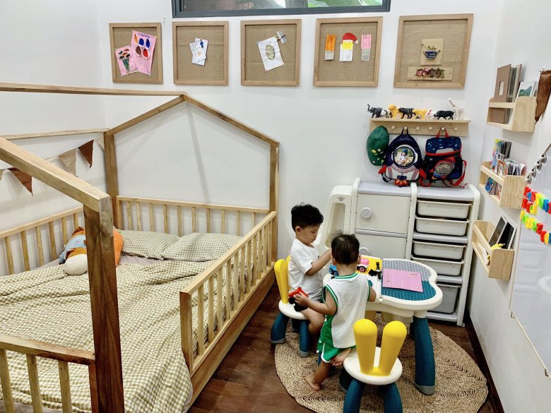 3-year-old son wants to buy a house, Dak Lak mother shows off her talent to make a room of 15 million for her own baby - 4