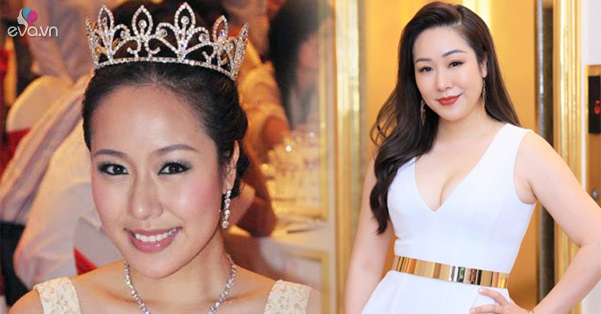 The most precious Miss Vietnam reappears, wearing a high-class gold-plated waist skirt