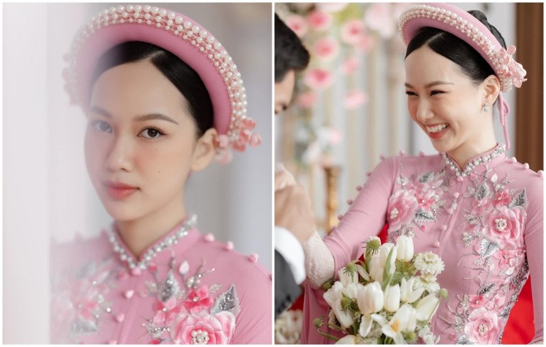 The beauty with the most beautiful skin Miss Vietnam gets married, the beauty of the 22-year-old bride explodes - 4