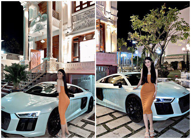 Hotgirl Dong Nai was rewarded with a car of 10 billion by her father-in-law, after giving birth, she showed off her mother's body - 9