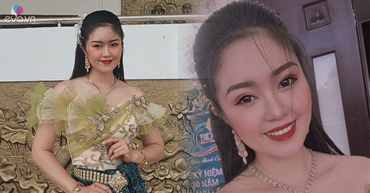 Le Phuong’s sister wears traditional Khmer clothes, her beauty is not inferior to Miss
