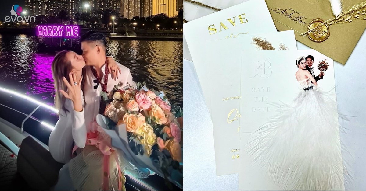 Revealing Minh Hang’s super wedding invitation card, clearly printed on Long An’s rich husband’s face, she hid it before