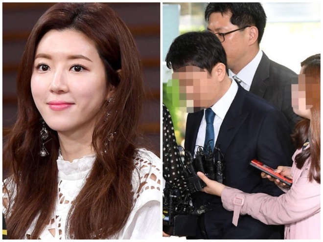 Park Han Byul đã phải xin lỗi thay cho chồng vì tội danh của anh.