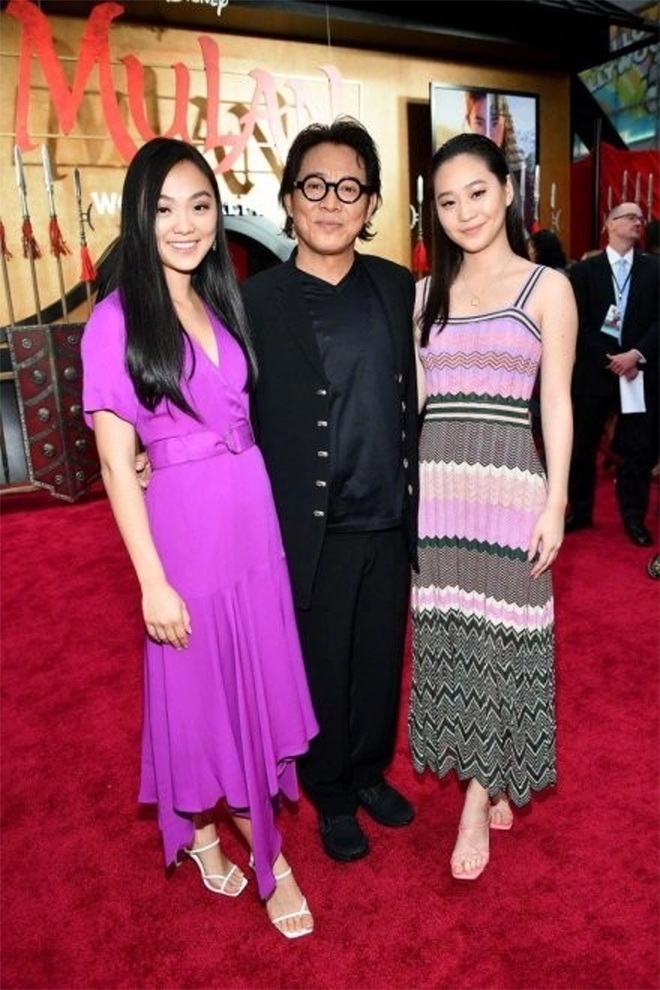 Lý Liên Kiệt mới đồng hành cùng con gái Jada (bên phải) trong thời gian cô bé bị trầm cảm.