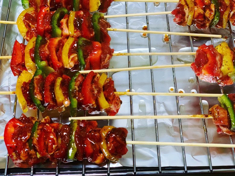 Bored with stir-fried beef, grilled meat on skewers is soft and sweet, 10 skewers are all 10 - 8