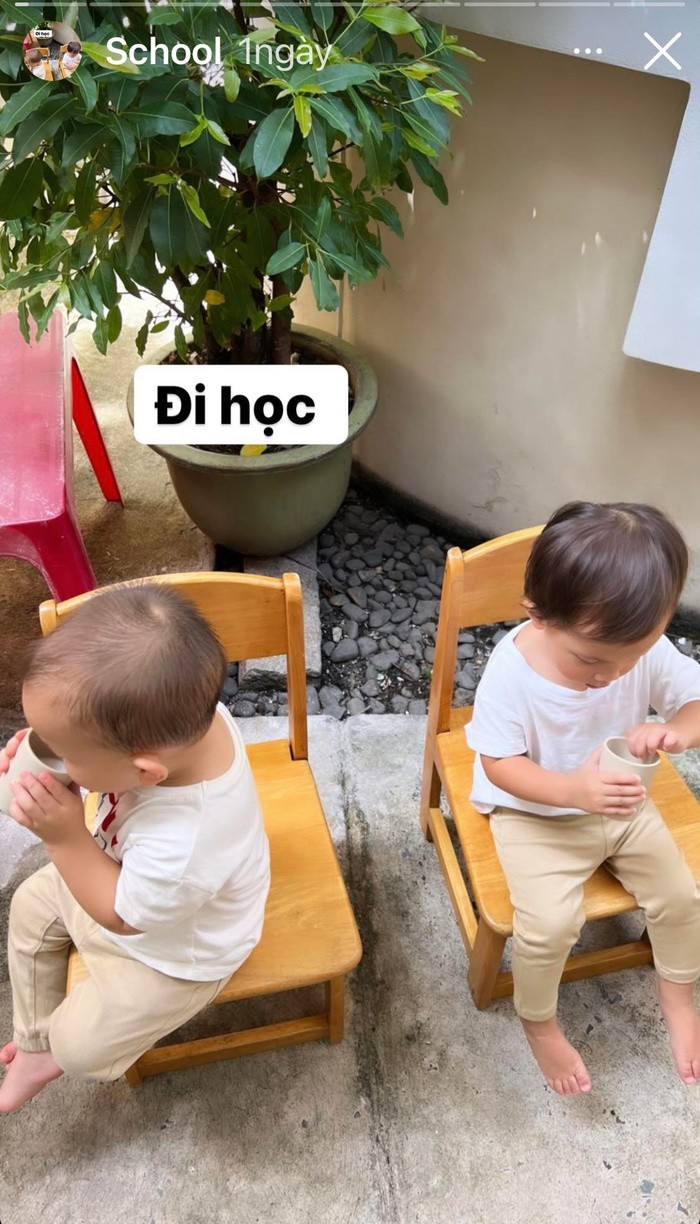 Kindergarten teacher sent a photo of Lisa Leon at school, Ho Ngoc Ha discovered that the children were always together - 3