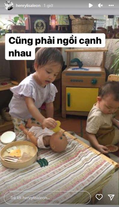 Kindergarten teacher sent a photo of Lisa Leon at school, Ho Ngoc Ha discovered that the children were always together - 6