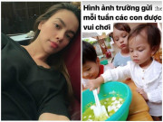 Làm mẹ - Cô giáo mầm non gửi ảnh Lisa Leon ở trường, Hồ Ngọc Hà phát hiện các con làm gì cũng bên nhau