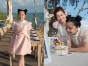Sao Việt - Con gái "nữ MC nổi tiếng nhất miền Tây" xinh xắn trong tiệc sinh nhật 11 tuổi