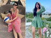 Bà bầu - Hotgirl Đồng Nai được bố chồng thưởng cho xe 10 tỷ, sau sinh khoe vóc dáng mẹ bỉm nõn nà