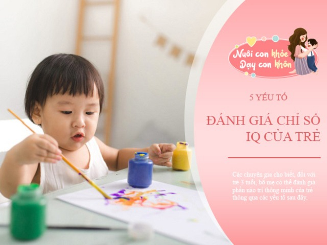 Làm thế nào đánh giá chỉ số IQ của trẻ 3 tuổi? 5 đặc điểm chứng tỏ con rất thông minh