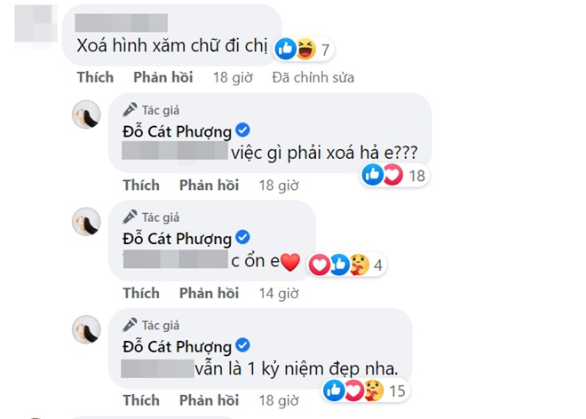 Cat Phuong commented sadly when netizens advised to remove Kieu Minh Tuan's tattoo - 4