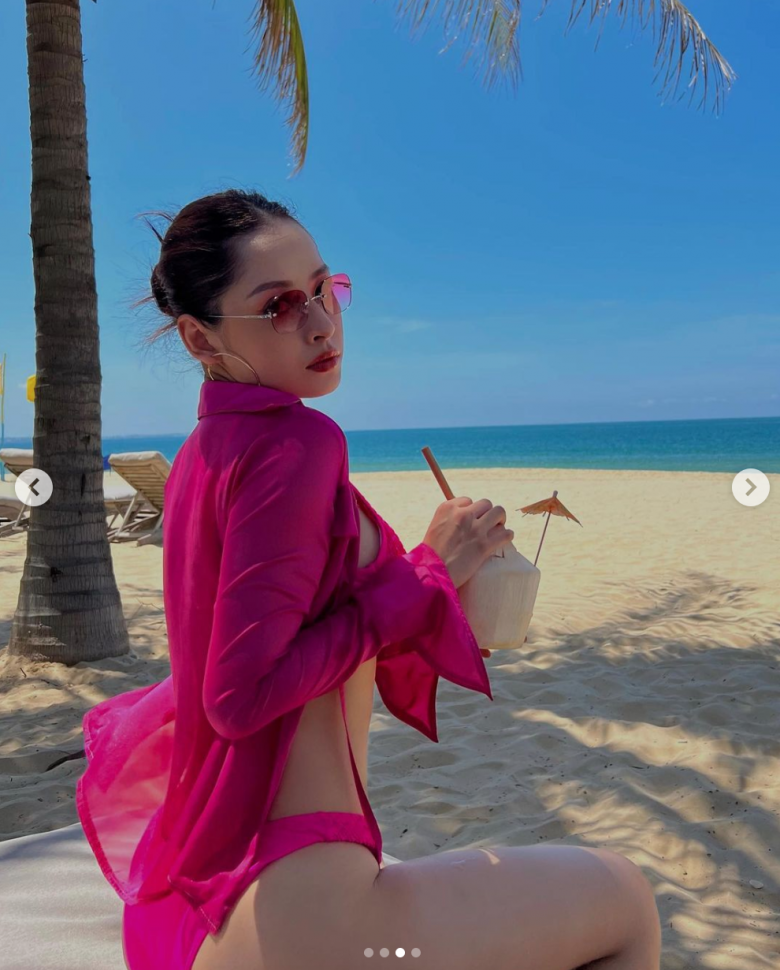 Mỹ nhân Việt được báo Trung khen đẹp nhất Việt Nam, đi biển mặc bikini mà che chắn tế nhị hết cỡ - 3