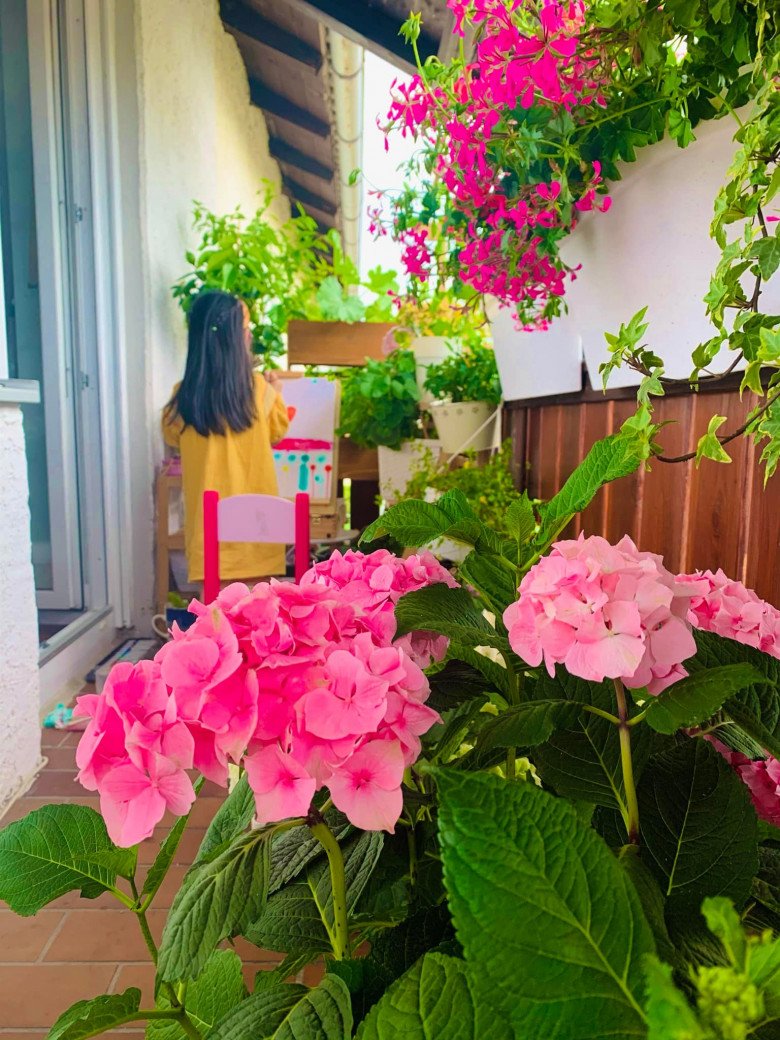 Vietnamese mother makes a tiny balcony garden of only 4m2: Every corner is beautiful and sparkling, with all kinds of vegetables - 10