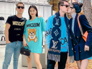 Thời trang - Vợ chồng Đăng Khôi - Thuỷ Anh hiếm hoi ăn mặc lạc quẻ