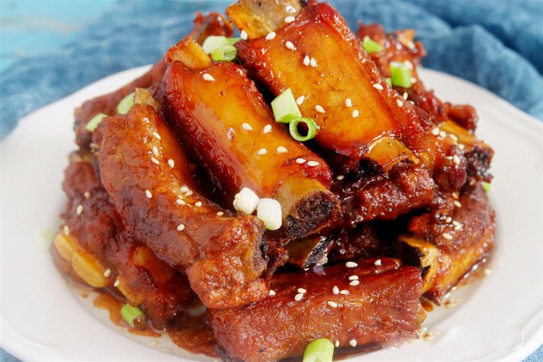 Braised ribs are delicious with this easy-to-mix sauce, even a full pot of rice will run out - 9