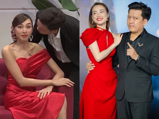 Trường Giang suýt hôn Thùy Tiên trên sóng truyền hình, dân mạng bức xúc réo tên Nhã Phương