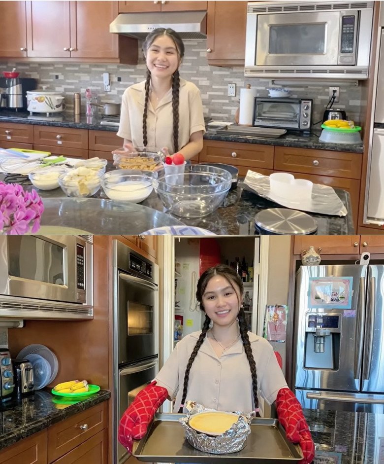 Ái nữ GenZ nhà sao Việt  đã xinh đẹp còn nấu ăn ngon làm bố mẹ mát lòng: Có nàng được vợ ba của bố khen - 10