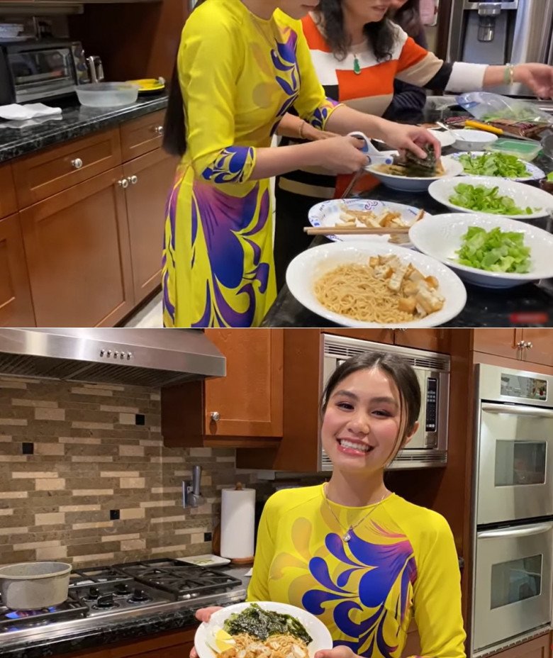 Ái nữ GenZ nhà sao Việt  đã xinh đẹp còn nấu ăn ngon làm bố mẹ mát lòng: Có nàng được vợ ba của bố khen - 7