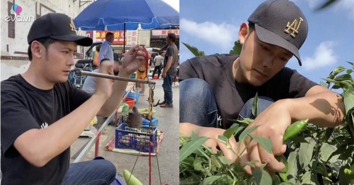 From Hai Vy – 39 years old, unemployed male stars have to go to the market to endure the heat and sell vegetables on the sidewalk to earn every penny