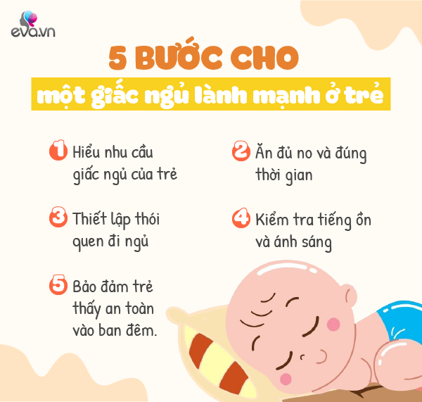 Children constantly crying, difficult to sleep soundly?  5 steps for a healthy sleep - 7