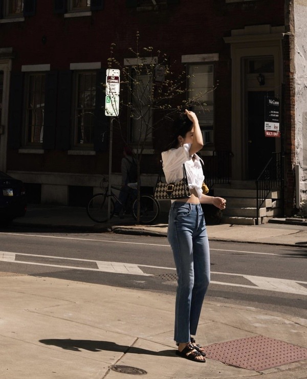 It's hot, but many women can still wear tight-fitting jeans, everyone feels suffocated - 16