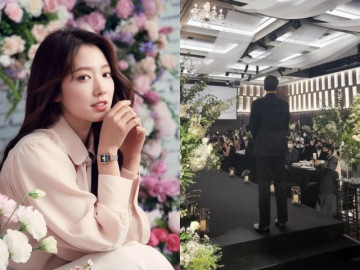 Mới sinh con được 7 ngày, Park Shin Hye đã đến đám cưới anh trai