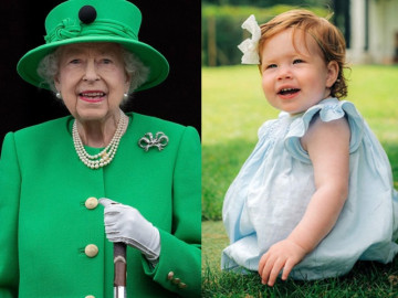 Ngôi sao 24/7: Meghan bị cấm chụp ảnh Nữ hoàng Anh gặp chắt nội Lilibet